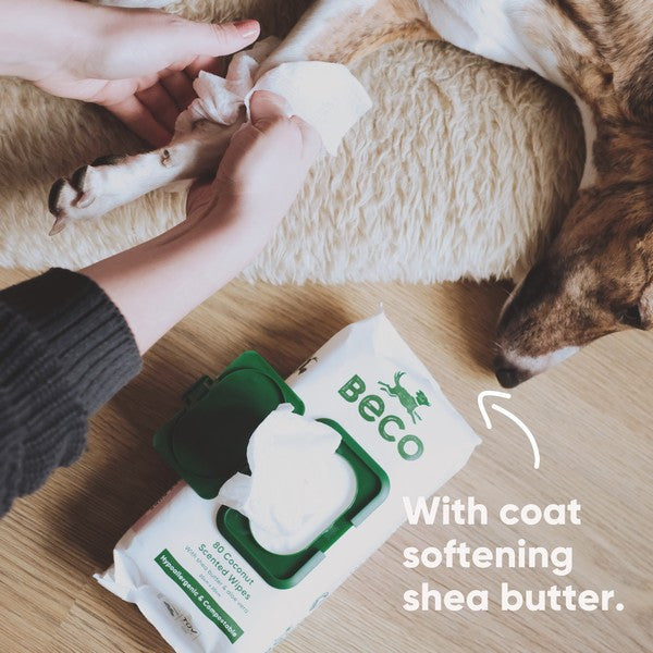Dog Beco Bamboo Wipes Coconut Scented
