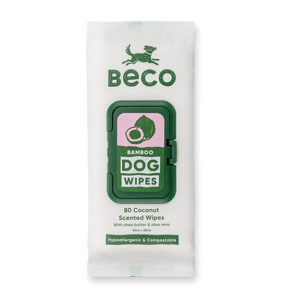 Dog Beco Bamboo Wipes Coconut Scented