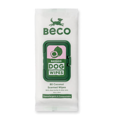 Dog Beco Bamboo Wipes Coconut Scented