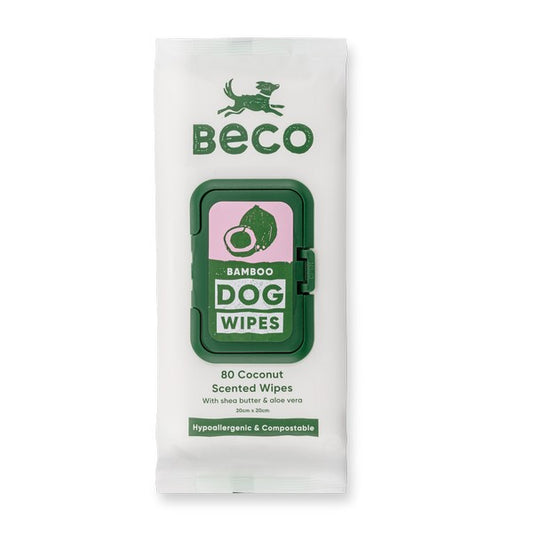 Dog Beco Bamboo Wipes Coconut Scented