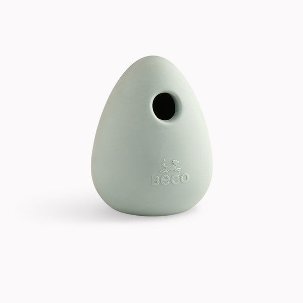 Beco Natural Rubber Dog Toy Green Durable Enrichment Chew Toy for Dogs