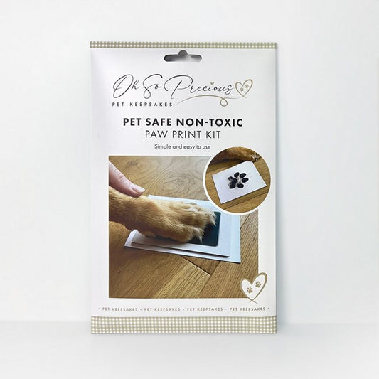 Oh So Precious Paw Print Ink Pad Non-Toxic Pet Craft Stamping, Standard 12.5cm