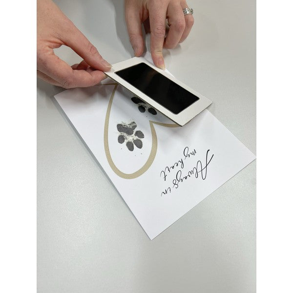 Oh So Precious Paw Print Ink Picture Frame A5 Baby Keepsake Handprint & Footprint Frame Personalized Nursery Gift