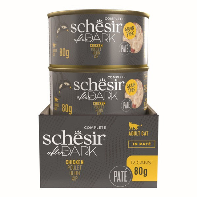 Schesir After Dark Pate Adult Cat Chicken 80g