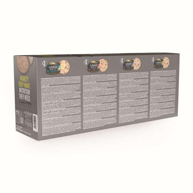 Schesir After Dark Pate Variety Pack Adult Cat Mixed 12X80g