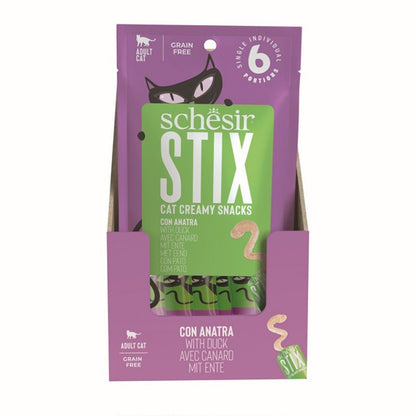 Schesir Stix Adult Cat Duck 6X15g