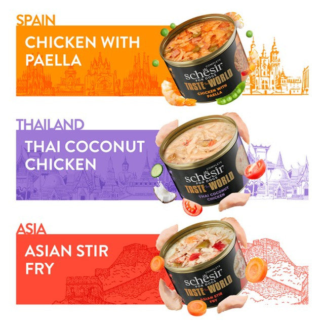 Schesir Taste The World Adult Dog Asian Stir Fry 150g