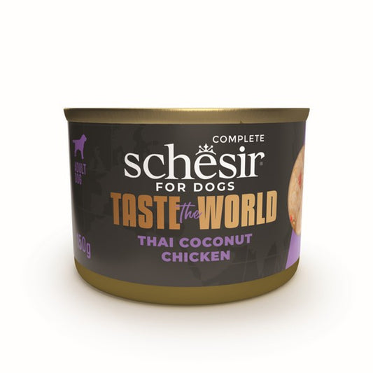 Schesir Taste The World Adult Dog Chicken Thai Coconut 150g