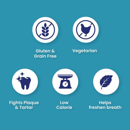 Petello Nobblys Mint Flavored Dog Chew Treat 15g Healthy Chewing Snack