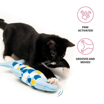 Catit Groovy Cat Toy Fish Blue