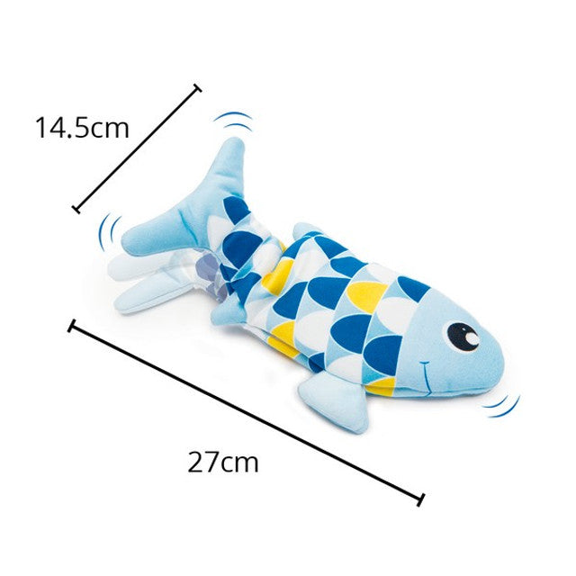 Catit Groovy Cat Toy Fish Blue