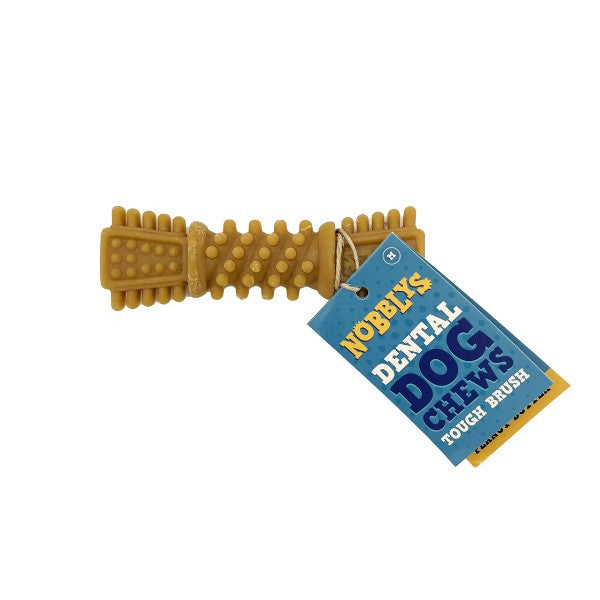 Petello Nobblys Tough Brush Dog Treats Peanut Butter Flavor 50g Chewy Durable Snack for Dogs