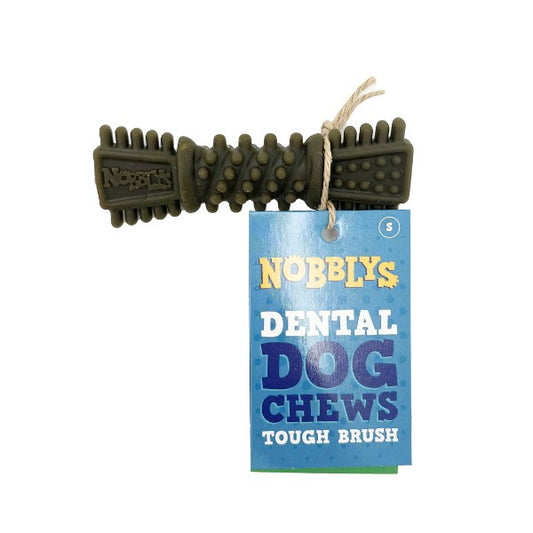 Petello Nobblys Tough Brush Mint Chewable Dog Treat, Dental Care, 25g