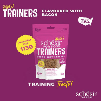 Schesir Dog Snack Training Bacon 283g