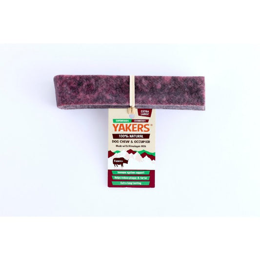 Dog Chew Cranberry Extra Large Yakers