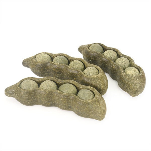 Rosewood Veggie Burst Pea Pods Natural Cat Treats with Veggie Flavor 5-Pack Case