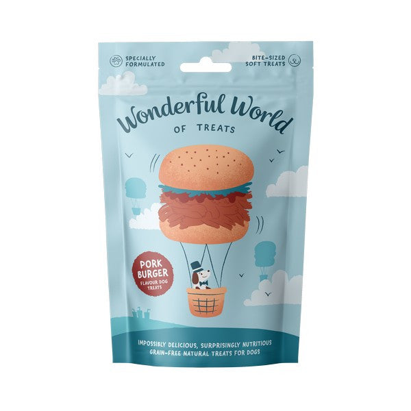 WWOT Pulled Pork Burger Gourmet Frozen Meat Patty for Easy Cooking 12 x 50g