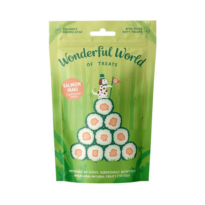 WWOT Salmon Maki Sushi Rolls 50g Fresh Premium Seafood Snack Cse 12