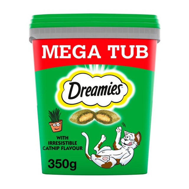 Dreamies Cat Treats with Catnip Flavour 350g MegaTub