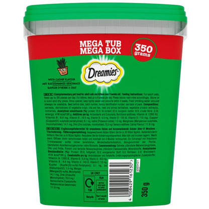 Dreamies Cat Treats with Catnip Flavour 350g MegaTub
