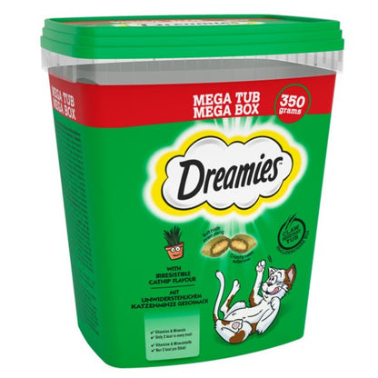 Dreamies Cat Treats with Catnip Flavour 350g MegaTub