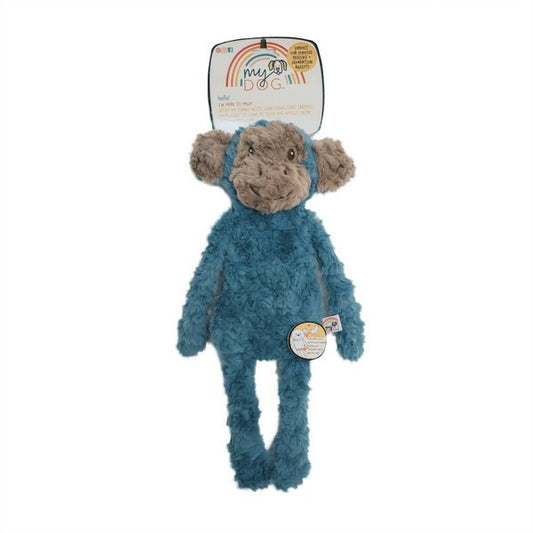 Rosewood My Dog Monkey Plush Toy Interactive Chew & Fetch Dog Toy