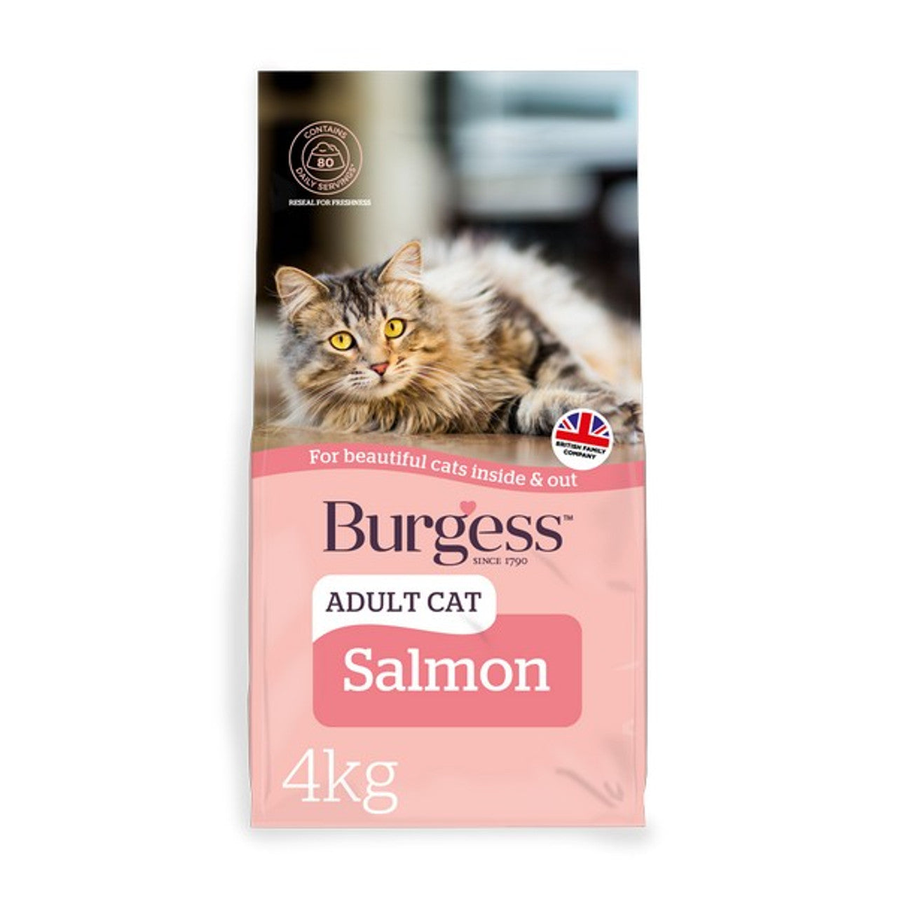 Burgess Adult Cat Tasty Rich in Salmon 4kg