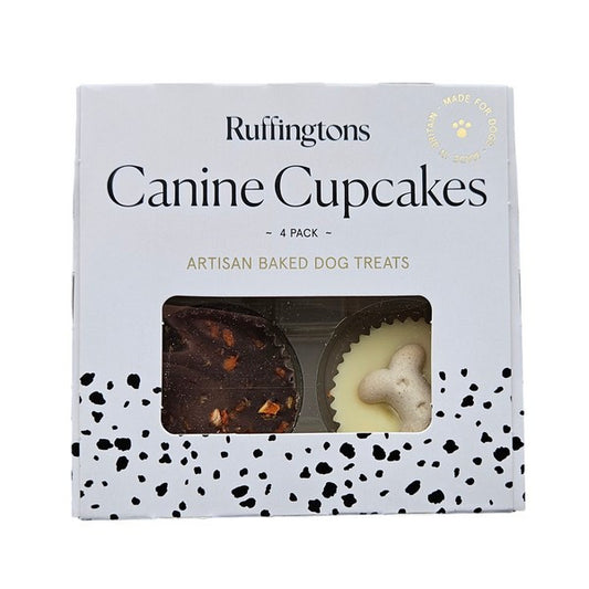 Ruffingtons Canine Cupcakes Dog Treats 4-Pack Gourmet Puppy Snack