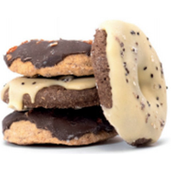 Ruffingtons Gourmet Dog Treats Doughnuts 4-Pack, Healthy Chewy Snacks for Dogs