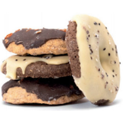 Ruffingtons Gourmet Dog Treats Doughnuts 4-Pack, Healthy Chewy Snacks for Dogs