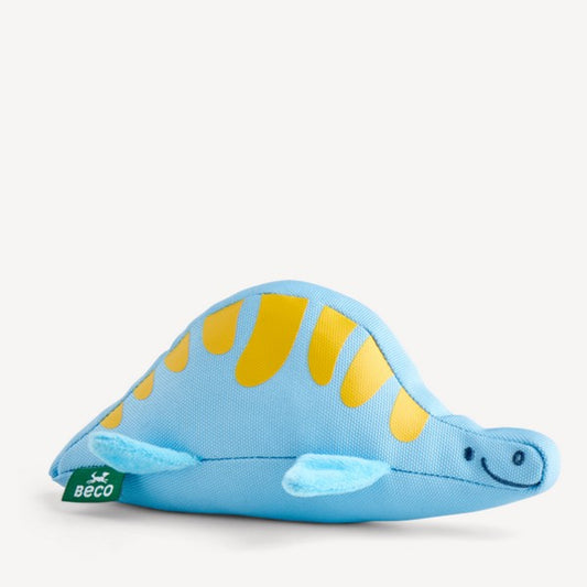 Beco Recycled Soft Baby Plesiosaur Dog Toy Eco-Friendly Puppy Chew & Comfort Toy Small