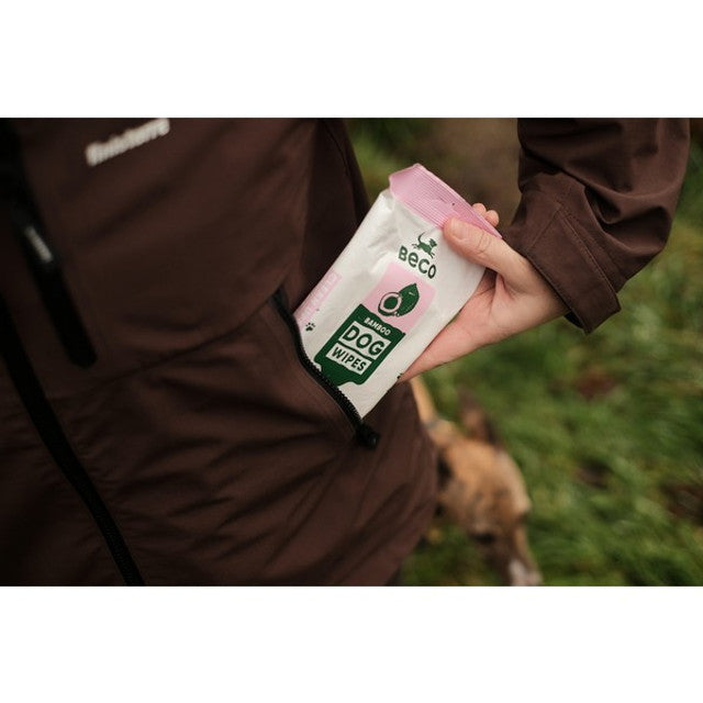 Dog Beco Bamboo Travel Wipes Coconut Scented