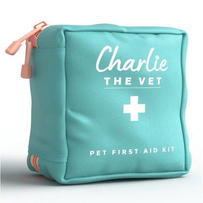 Charlie The Vet Mini Pet First Aid Kit Emergency Pet Care Supplies for Dogs & Cats Compact Travel-Friendly Kit
