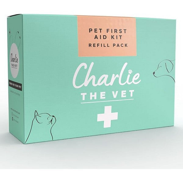 Charlie The Vet Pet First Aid Kit Refill Pack Wound Care & Emergency Pet Health Supplies