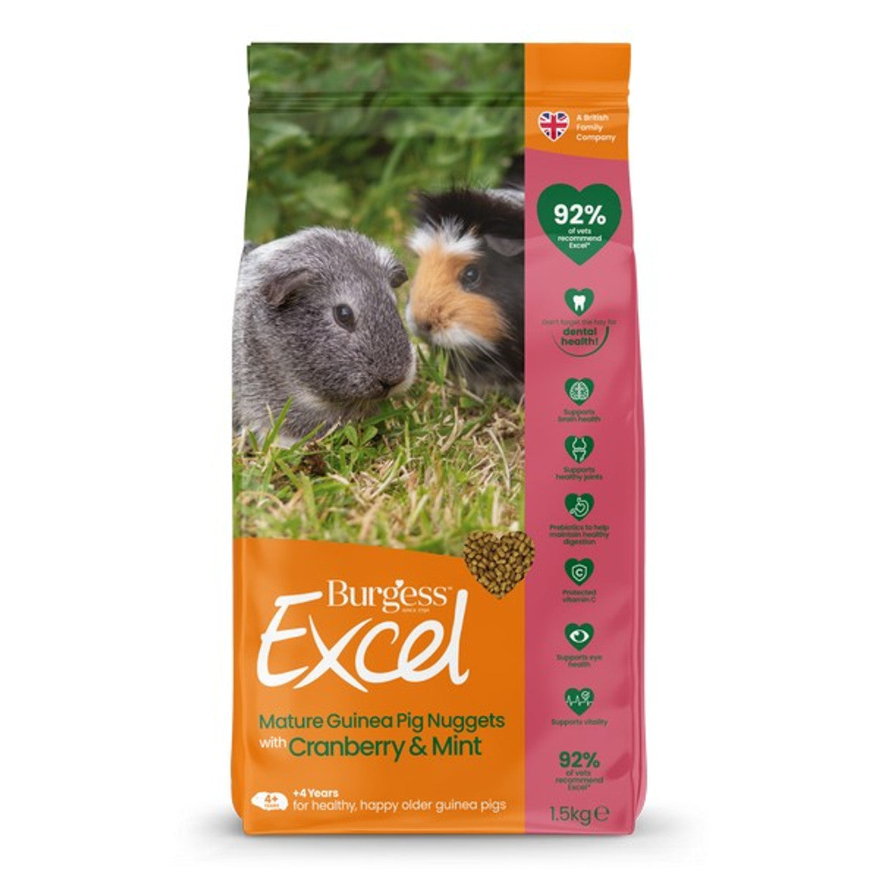 Burgess Excel Mature Guinea Pig 1.5kg