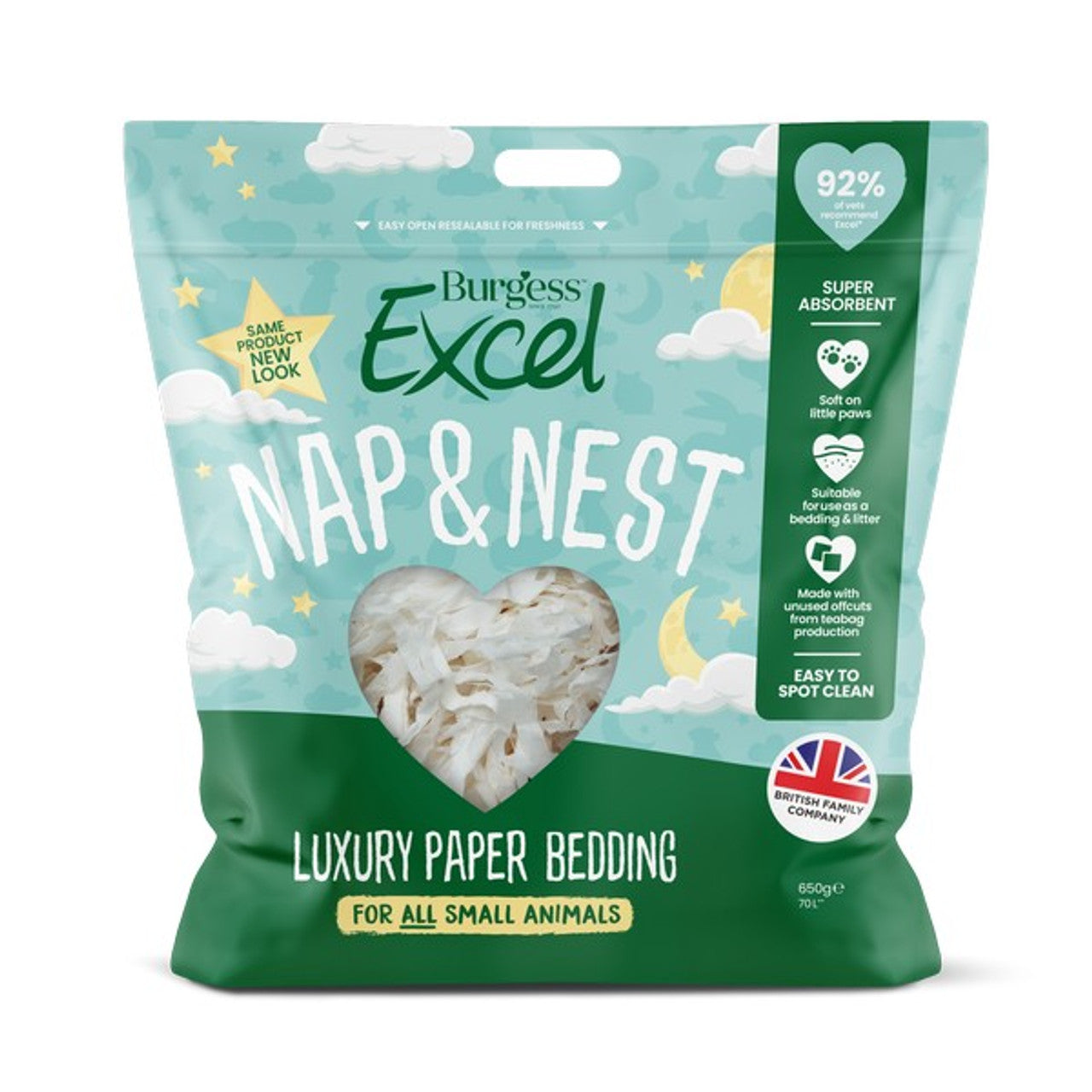 Burgess Excel Nap & Nest 650g