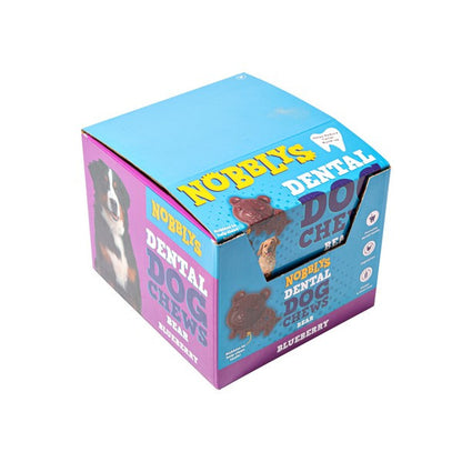Petello Nobblys Blueberry Animal Bear Dog Treats 40g