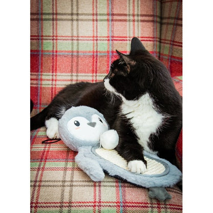 Rosewood Mr Poppy Penguin Dog Toy Interactive Chew & Fetch Set