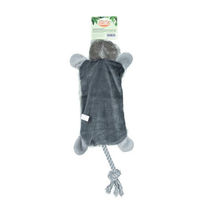 Animal Instincts Plush Hippo Toy Jungle Buddies Soft Stuffed Animal with Rope