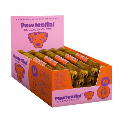 Pawtential Collagen Chew Beef Flavour for Dogs Medium Size 70g