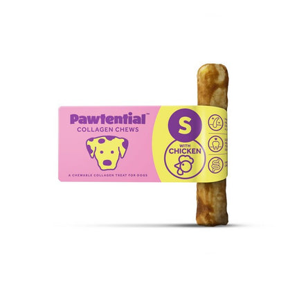Pawtential Collagen Chew Small Chicken Flavour Dog Treats 36g
