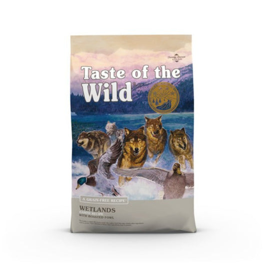 Taste of the Wild Wetlands Grain Free Dry Dog Food All Breeds Canine Formula 5.6kg