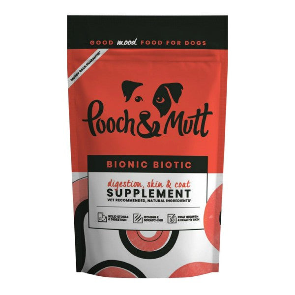 Pooch and Mutt Bionic Biotic Dog Supplement Probiotic & Prebiotic 200g