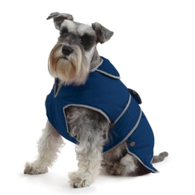 Ancol Stormguard Dog Coat Chest Protector Navy