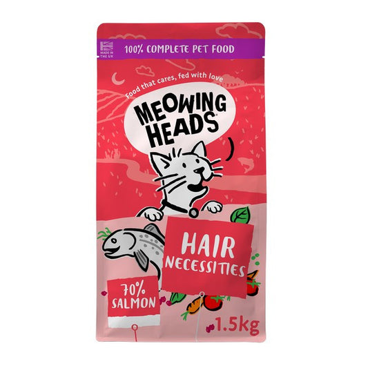 Meowing Heads Premium Salmon Cat Food 1.5kg So-Fish-Ticated Formula