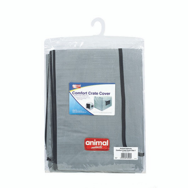 Animal Instincts Comfort Crate Cover Soft Durable Dog Crate Bedding, Size 1 62x45x50cm