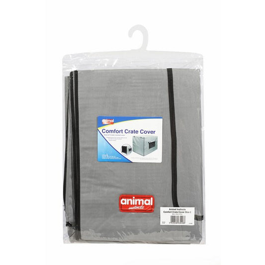 Animal Instincts Comfort Crate Cover Soft Durable Dog Crate Cover for Small/Medium Kennels 78x49x58cm