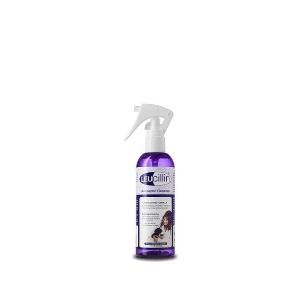 Leucillin Non-Toxic Antiseptic Skin Spray 150ml for Animals Gentle Healing & Skin Protection