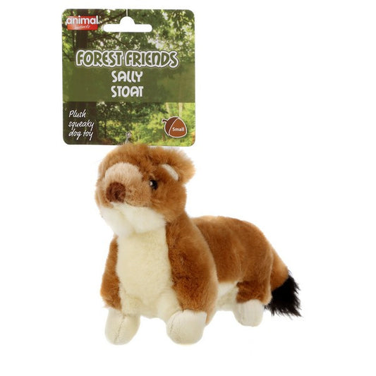 Animal Instincts Forest Friends Sally Stoat Plush Toy Small Soft Stuffed Animal for Kids & Collectors