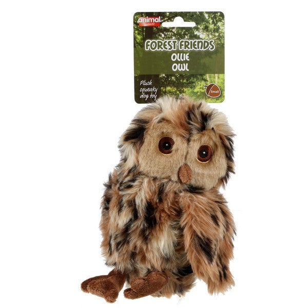 Animal Instincts Forest Friends Ollie Owl Plush Toy Small Soft Stuffed Animal for Kids & Collectors